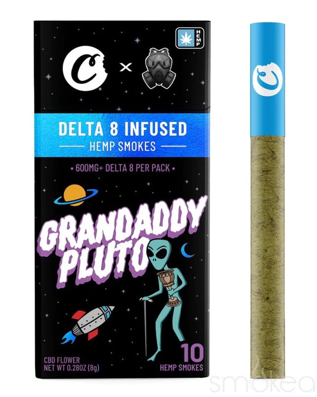 Habit, Delta 8+Low THCA Glass Blunt, 1 Gram