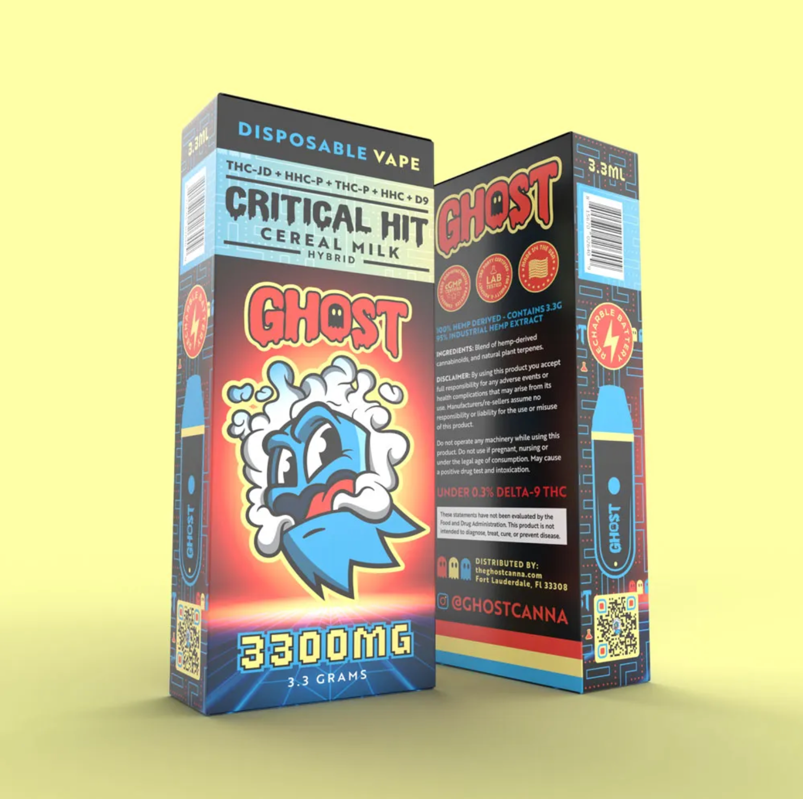 GHOST CRITICAL HIT DISPOSABLE VAPE | DR.SMOKE X MUSHROOM APES