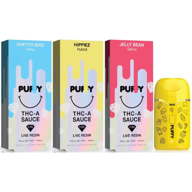 Puffy THC-A Sauce Blend 4.5G Disposable Pen – Coastal Hemp Co